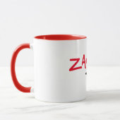 Zag Dog Red Trim Coffee Mok (Links)