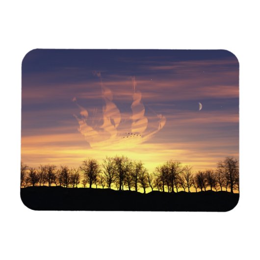 Zag het Flexibele Magnet van de Night Sky Magneet (Horizontaal)