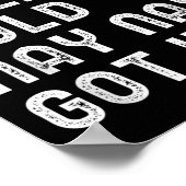 Zag het graag vertelde Nay-nay kreeg Funny Boys Gi Poster (Hoek)