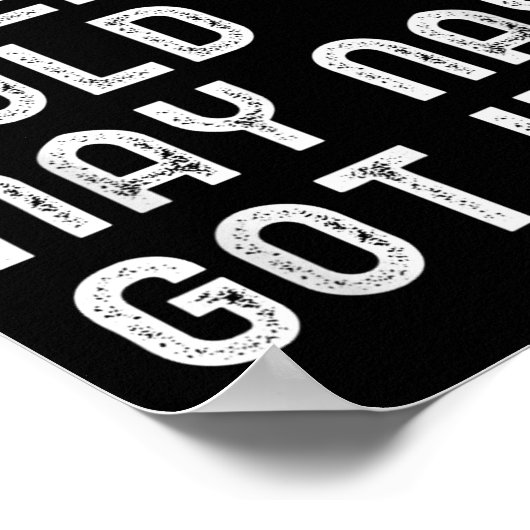 Zag het graag vertelde Nay-nay kreeg Funny Boys Gi Poster (Hoek)