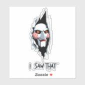 Zag, ik zag dat sticker (Vel)