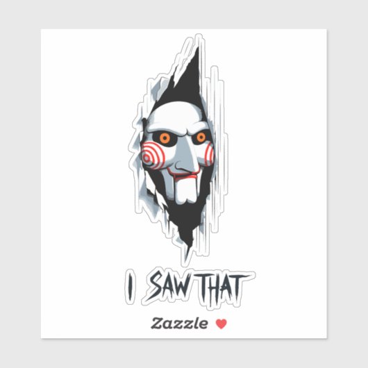 Zag, ik zag dat sticker (Vel)