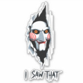 Zag, ik zag dat sticker (Voorkant)