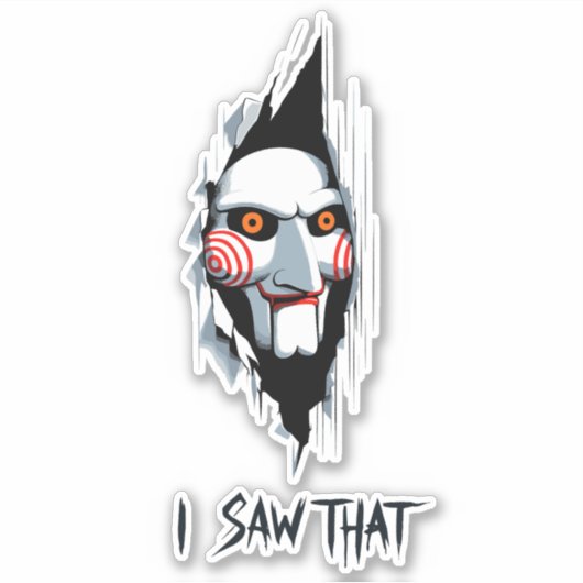 Zag, ik zag dat sticker (Voorkant)