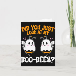 Zag je mijn boe-bees net grappig halloween  kaart