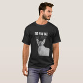 Zag je mijn bont kitty Kat Tee T-shirt (Voorkant volledig)