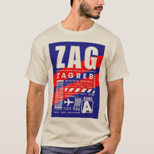 ZAG Zagreb Airport T-shirt
