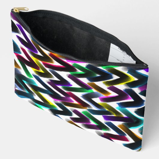 Zag Zig Abstracte kunst Etui (Open)