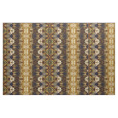 zag-zig bruin donker stof (Fat Quarter)