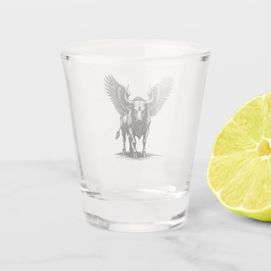 Zagan Ontketend Shot Glas (Achterkant)