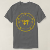 Zagan Sigil zet metaal om in munten geel T-shirt (Design voorkant)