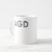 ZAGD Mug Koffiemok (Voorkant links)