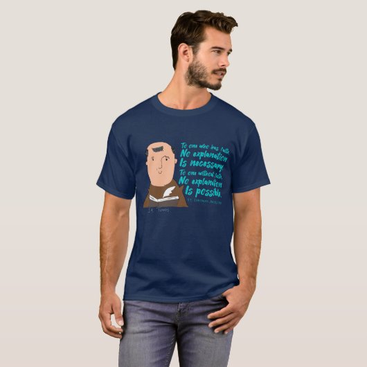 Zagen, Gezegden en Shirten - St. Thomas Aquinas 2 T-shirt (Voorkant volledig)
