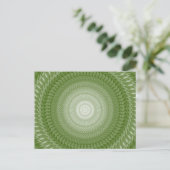 Zagen Mandala in tribals Briefkaart (Staand voorkant)