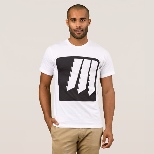 Zagen Tanden Mannen T-shirt (Voorkant volledig)