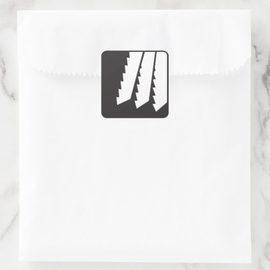 Zagen tanden Stickers (Tas)