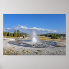 Zagerij Geyser, Yellowstone National Park Poster