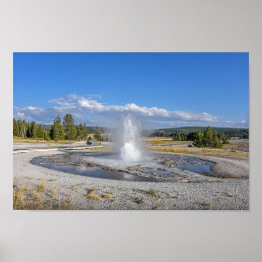 Zagerij Geyser, Yellowstone National Park Poster (Voorkant)