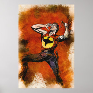 ZAGOR Lo Spirito con la Scure Fan Art Custom Portr Poster
