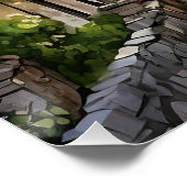 Zagreb-afbeelding, waar elke hoek een schat heeft. perfect poster (Hoek)