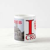 Zagreb, bezoek Kroatië I Love Koffiemok (Center)