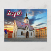 Zagreb Briefkaart (Voorkant)