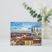 Zagreb Briefkaart (Staand voorkant)