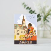Zagreb Briefkaart (Staand voorkant)