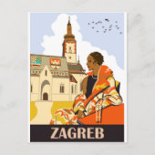 Zagreb Briefkaart (Voorkant)