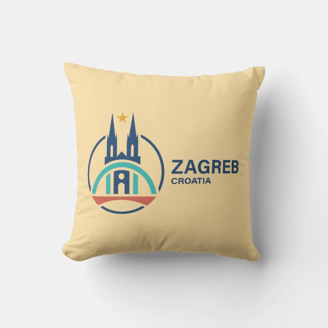 Zagreb Croatia Europe Kussen (Voorkant)