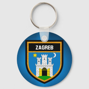 Zagreb Flag Sleutelhanger