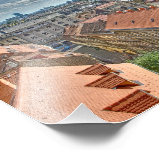 Zagreb Foto Afdruk (Hoek)