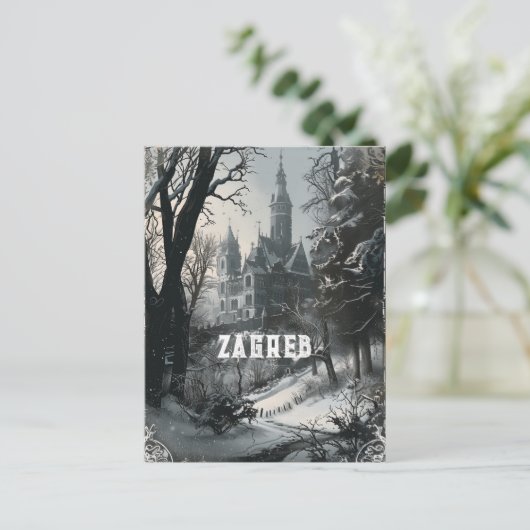 Zagreb Gothic Reizen Briefkaart (Staand voorkant)