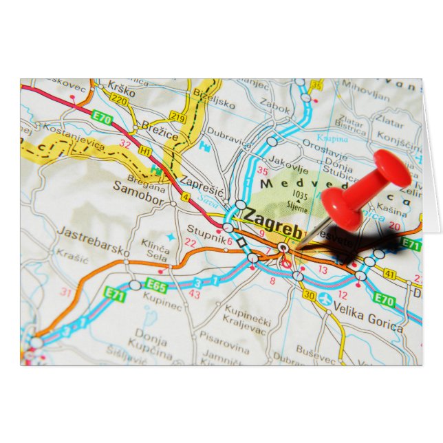 Zagreb, Kroatië (Voorkant Horizontaal)