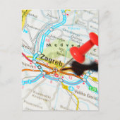 Zagreb, Kroatië Briefkaart (Voorkant)