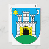 zagreb, Kroatië Briefkaart (Voorkant / Achterkant)