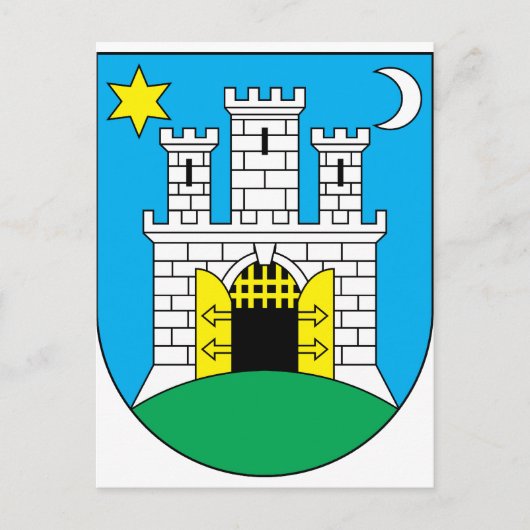 zagreb, Kroatië Briefkaart (Voorkant)