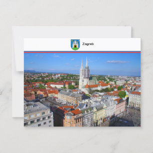 Zagreb - Kroatië Briefkaart