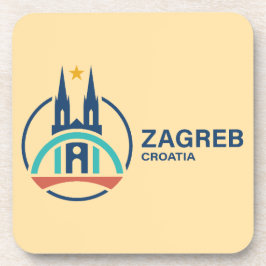 Zagreb Kroatië Europa Bier Onderzetter