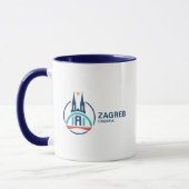 Zagreb Kroatië Europa Mok (Links)