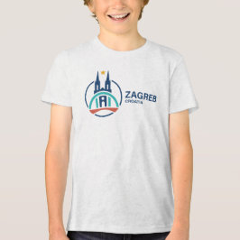 Zagreb Kroatië Europa Tri-Blend Shirt