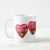 Zagreb, Kroatië: Heart-Shaped Licitar Koffiemok (Links)