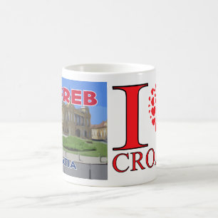 Zagreb, Kroatië I Love Koffiemok
