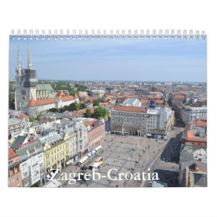 Zagreb-Kroatië kalender