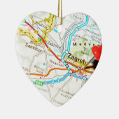 Zagreb, Kroatië Keramisch Ornament (Rechts)