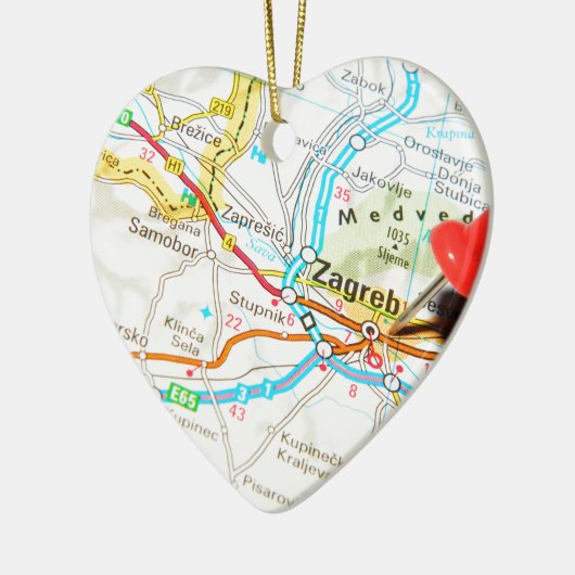 Zagreb, Kroatië Keramisch Ornament (Links)