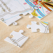 Zagreb, Kroatië Legpuzzel (Zijkant)