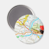 Zagreb, Kroatië Magneet (Voorkant / Achterkant)