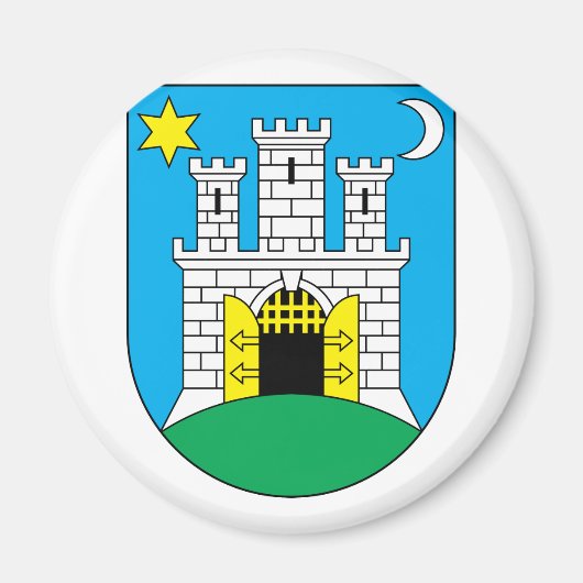 Zagreb, Kroatië Magneet (Voorkant)
