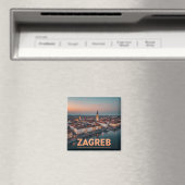 Zagreb Kroatië Oude Stad Geschiedenis Architectuur Magneet (Insitu (Vaatwasser))